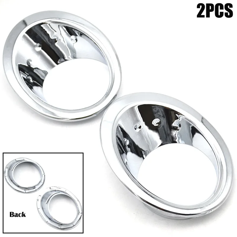 Dla Nissan Qashqai/Dualis J10 2007 2008 2009 Chrome przednie światło przeciwmgielne pokrywa lampy wstaw wykończenia Foglight odlewnictwo garnitur akcent rama