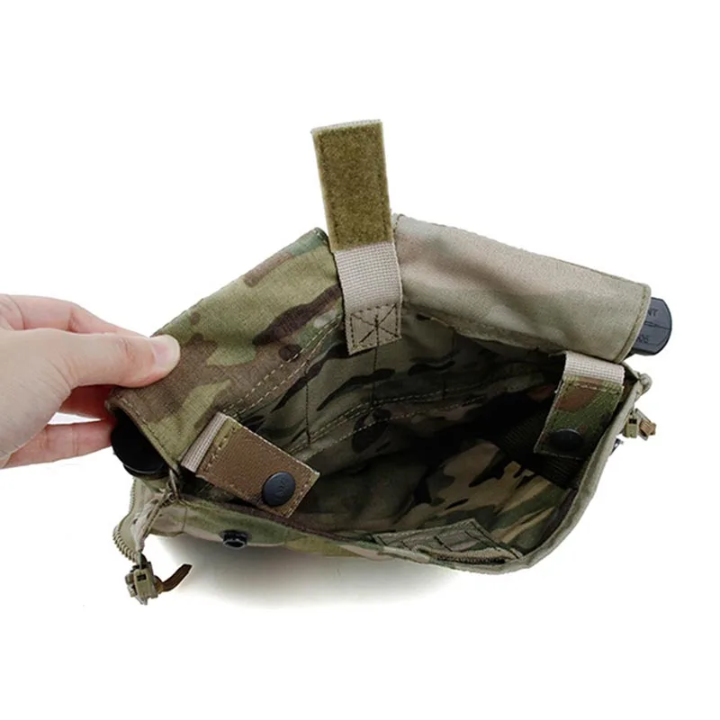 TMC Tactical Vest Zipper Back Pouch Attack Panel Pocket Multicam Compatibility AVS JPC2.0 CPC Tactical Vest