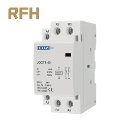 2P 32A 40A 63A  220V/230V 50/60HZ din rail household ac contactor 2NO / 2NC / 1NO 1NC