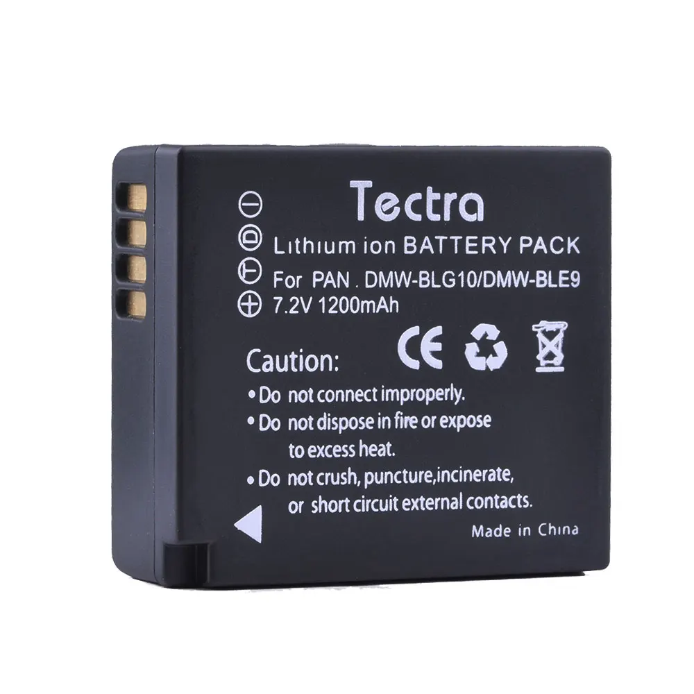 1200mAh bateria DMW-BLG10 BLG10 BP-DC15 BPDC15 Battery for Panasonic Lumix GF6,GX7,GX80,GX85,GX7 Mark II,LX100,D-Lux(Type 109)