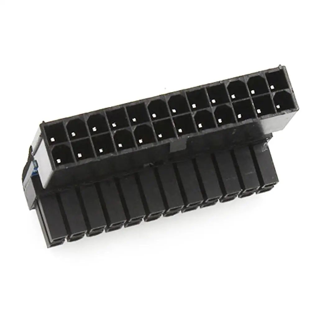 Блок питания ATX 24Pin женский 24Pin Мужской рабочий стол 24Pin материнская плата 90 градусов Мощность адаптер с достаточным количеством прочность и надежность