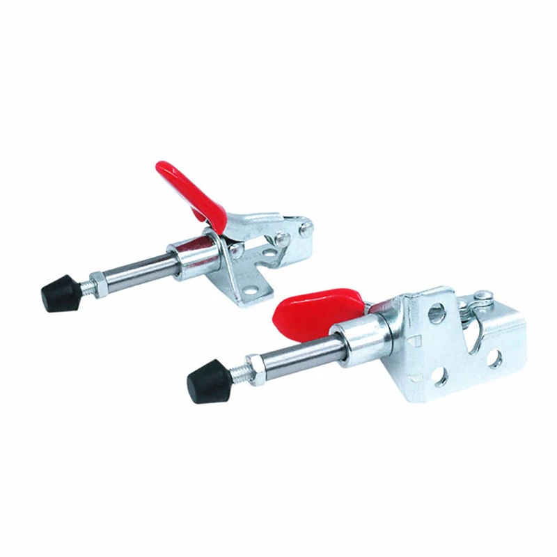 1Pcs GH-301AM Quick Release Toggle Clamp 45Kg 99Lbs Klemkracht Push-Pull Klemmen 16Mm Plunjerslag hand Tool Verticale Type