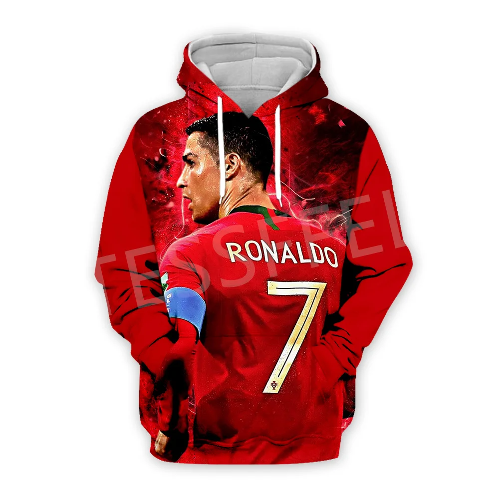 

Tessffel Football Soccer Player Cristiano Ronaldo Athlete Sportsman Harajuku 3DPrint Men/Women Funny Pullover Casual Hoodies D19