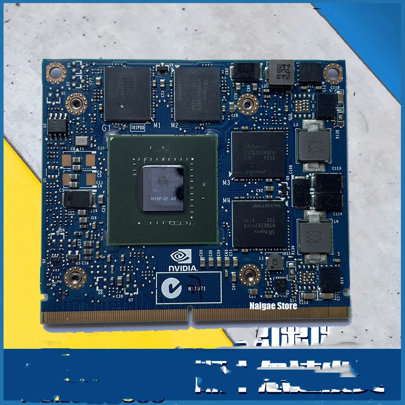 Quadro-tarjeta gráfica de vídeo K1100M K1100 GDDR5, 2GB, N15P-Q1-A2, para Dell M4600, M4700, M4800, HP 8570W, 8770W, ZBook15, G1/2, 100% prueba OK