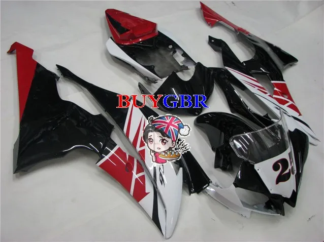 Motorcycle Fairings Red Black 