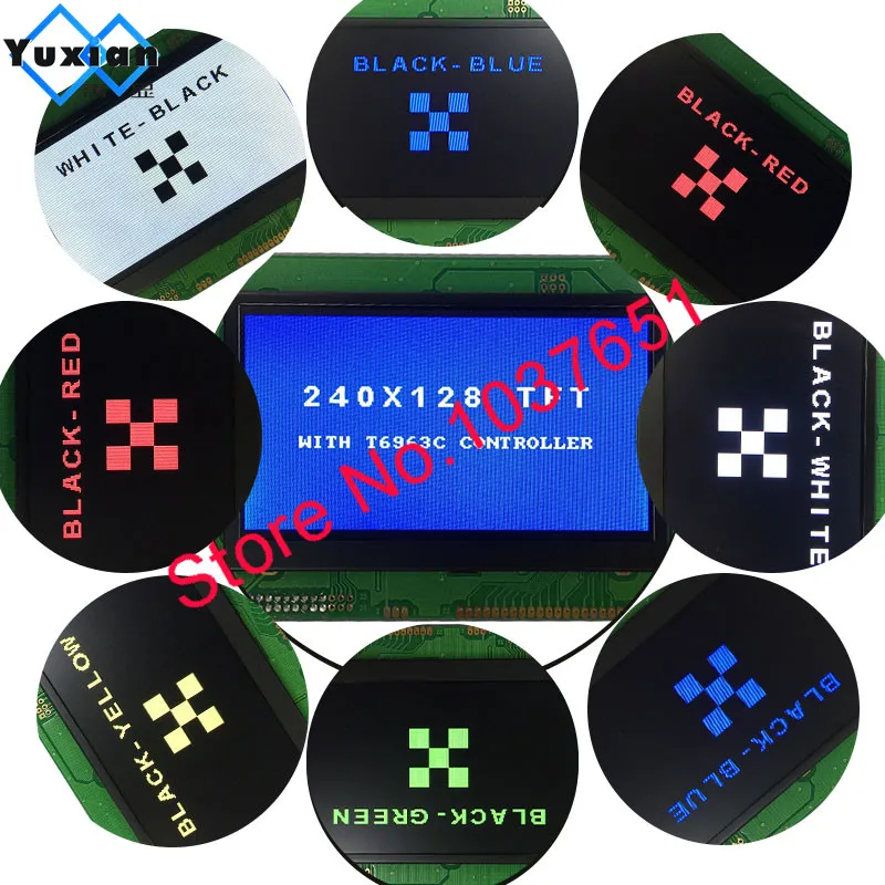 240128 TFT LCD 디스플레이 7 색 RA6963C LT050A-02A FFSTN G128240X02