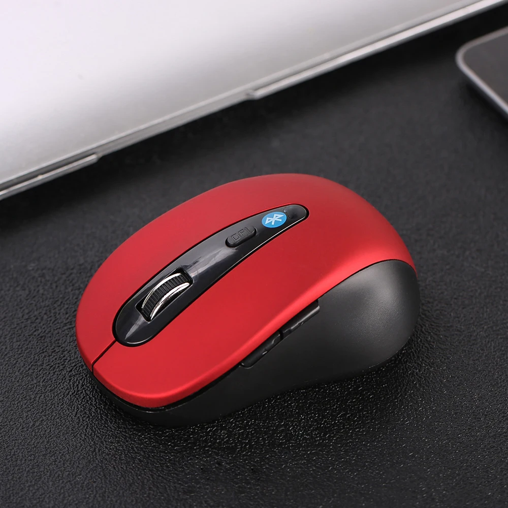 Wireless Bluetooth Mouse 2.4GHz PC Gaming Mice 1600DPI Adjustable Ergonomic Mouse for Laptop/ PC Computer