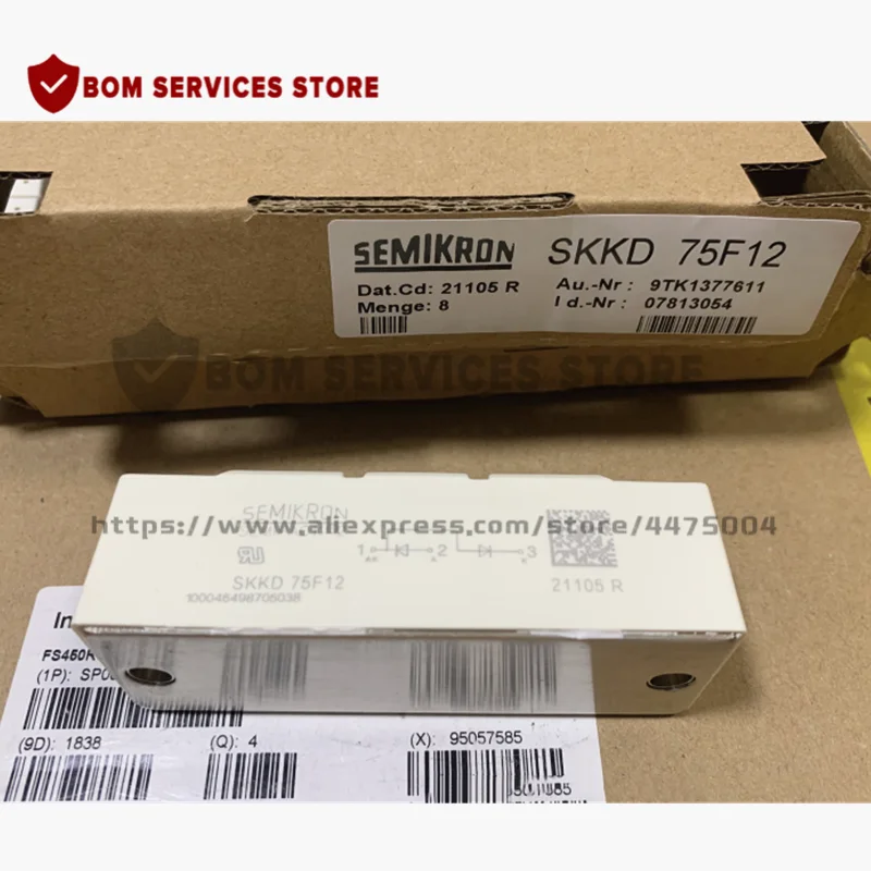 SKKD60F17 SKKD75F12 SKKD60F12 شحن مجاني جديد الأصلي IGBT وحدة