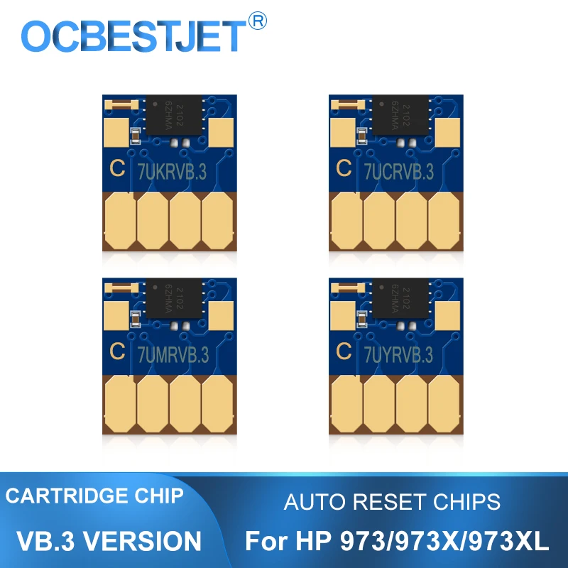 VB.9 Newest ARC Chip For HP 973 973X 973XL CISS Auto Reset Chip For HP PageWide Pro 352dw 377dw 452dn 452dw 477dn 477dw 552dw