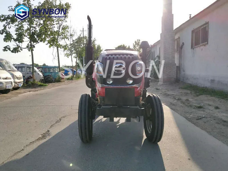 40HP 4 WD Mini  Farm Hydraulic Equipment Small Orchard Greenhouse Tractor Multiple Auxiliary Tools Agriculture Machinery