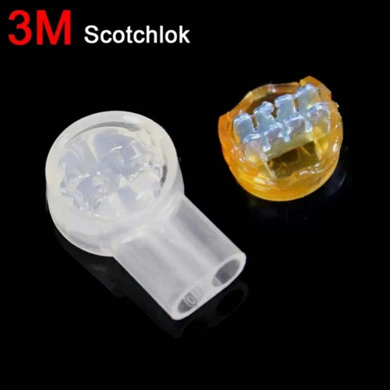 Original 3M Scotchlok TM UY2 Wiring Sub  Network Cable Telephone Cord 2 Wire Crimp Terminal K2 Wiring Sub Rj11 45 Connector