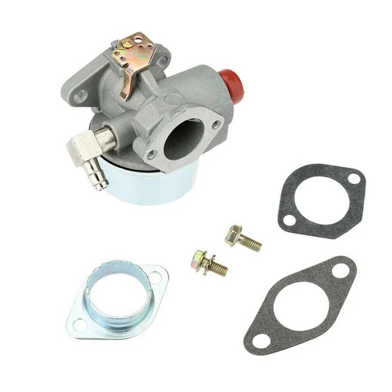 For Tecumseh 632795A LAV 30 35 40 50 Carburetor Motorcycle Accessories Replacement Carb with Free Gasket Metal Adapter 2 Screws