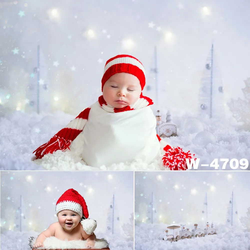 

Christmas Backdrop Winter Snow Baby Photography Photographic Background For Photo Studio Photophone Photocall W-4709