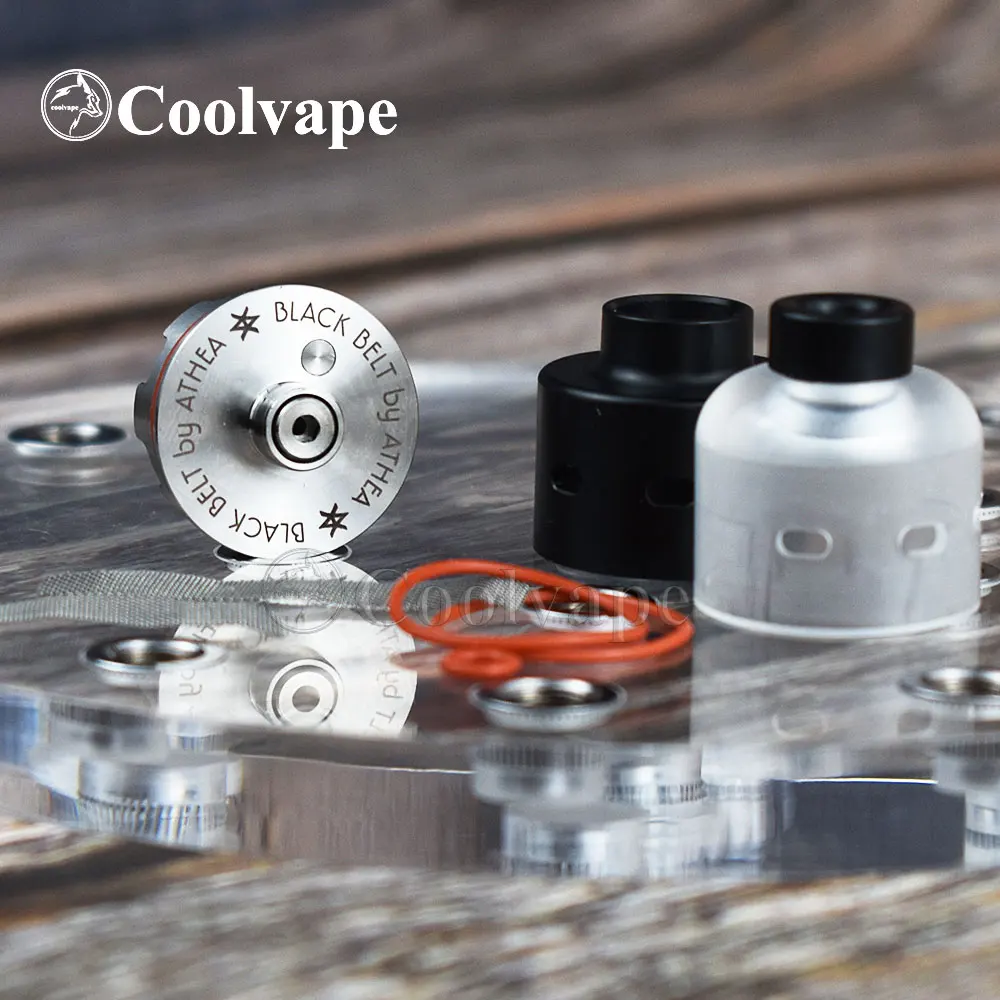 Black Belt rda Electronic Cigarette atomizer vape 22mm 316 SS Rebuildable Dripping Tank with squonk BF PIN RDA vs La Dripper RDA