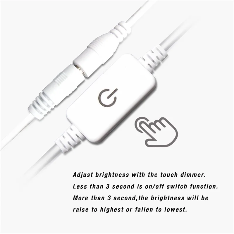 OURFENG LED Vanity Light USB Hollywood Style Hidden Winding Wire Mirror Light For Makeup