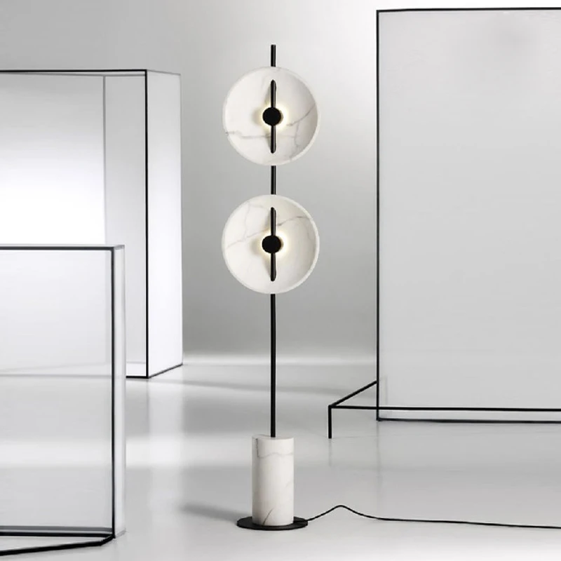 LED floor lamp marble floor light 2 LED good quality 3 years warranty latest Europe design simple lighting for hotel