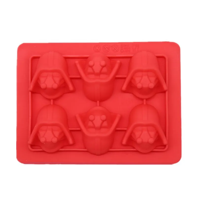 Cake Decorating Moulds Silicone Molds for Baking Chocolate Candy Gummy Dessert Ice Cube Molds for Star War Fans