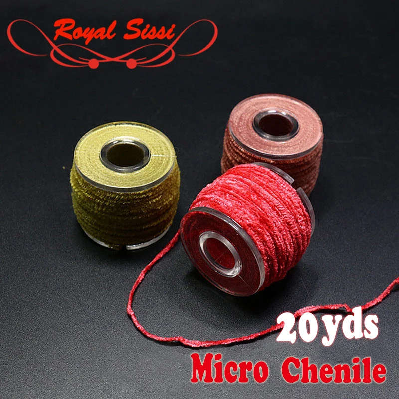 

10 optional Colors spooled Rayon Chenille Yarn 2mm micro fly tying fluffy yarn streamer/nymph thorax collar fly tying materials