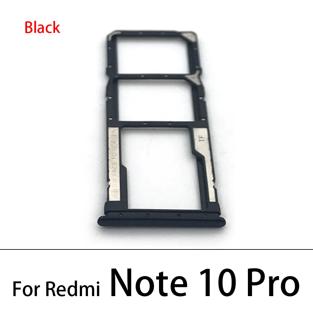 NEW Tested Micro Nano SIM Card Holder Tray Slot Holder Adapter Socket For Xiaomi Redmi 10 Note 10 / Note 10 Pro / Note 11 4G