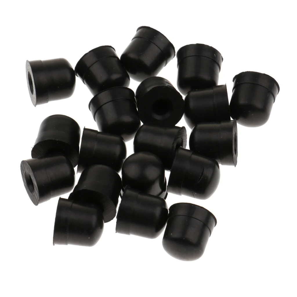 Silicone Slide Dicas para Trombone, Peças de reparação, Acessórios, 20pcs