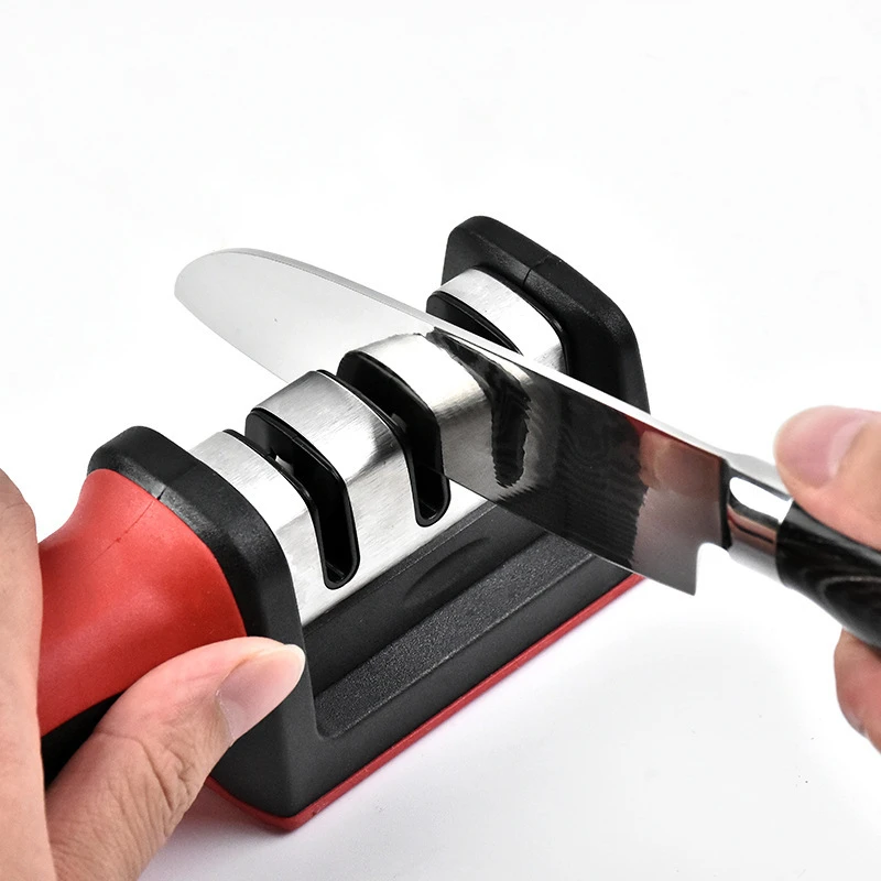 

Kitchen Knife Sharpener Chef Knife Sharpener Sharpening Stone Grinder Knives Upgraded Camping Hiking Sharpener Tools