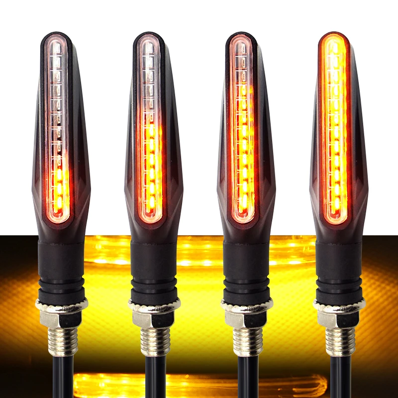 LED Motorcycle Turn Signal Indicators 12V For YAMAHA raptor 700 virago 535 r1 2007 2008 mt07 majesty 125 vstar 650 mt10 ttr250