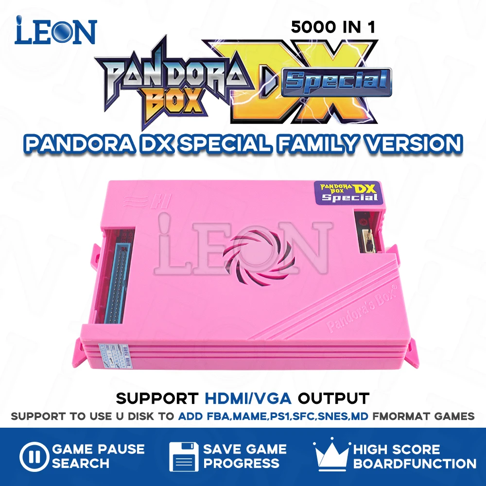 

Pandora Box Dx Home Special Verison Original Game Board Retro Game Support 4 Players Vga Hdmi Output Pandora Arcade Console CRT