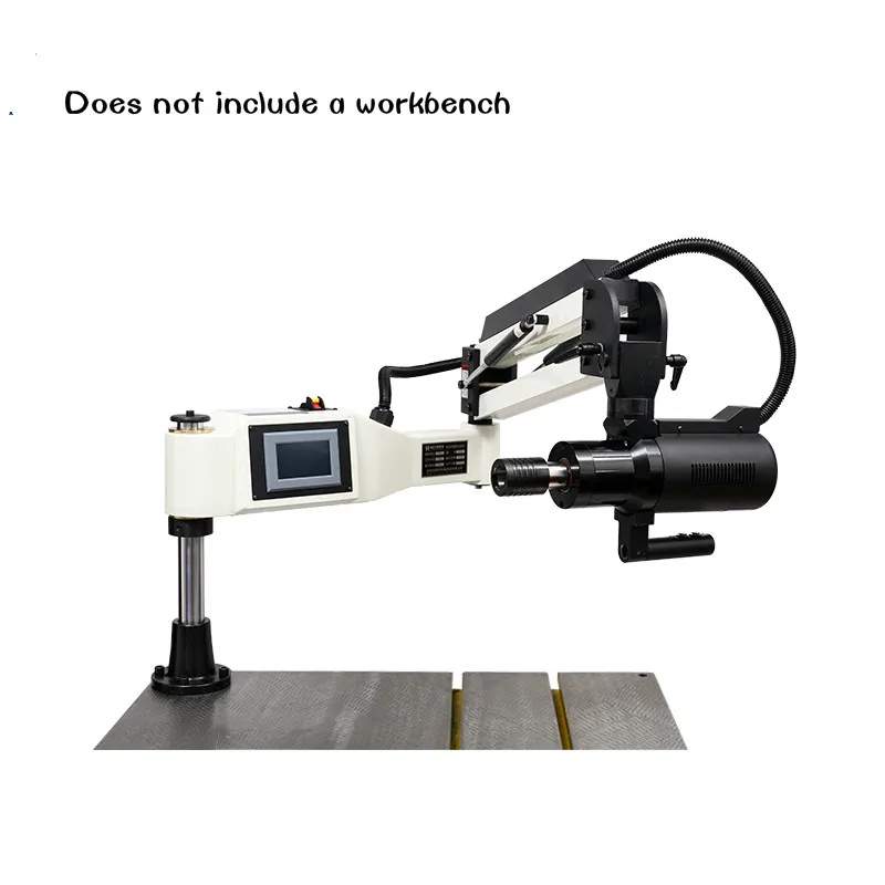 2019 High Quality 220V Vertical Electric Tapping Machine Arm Collet M3-M16 Motor With English Panel(Worktable not included)