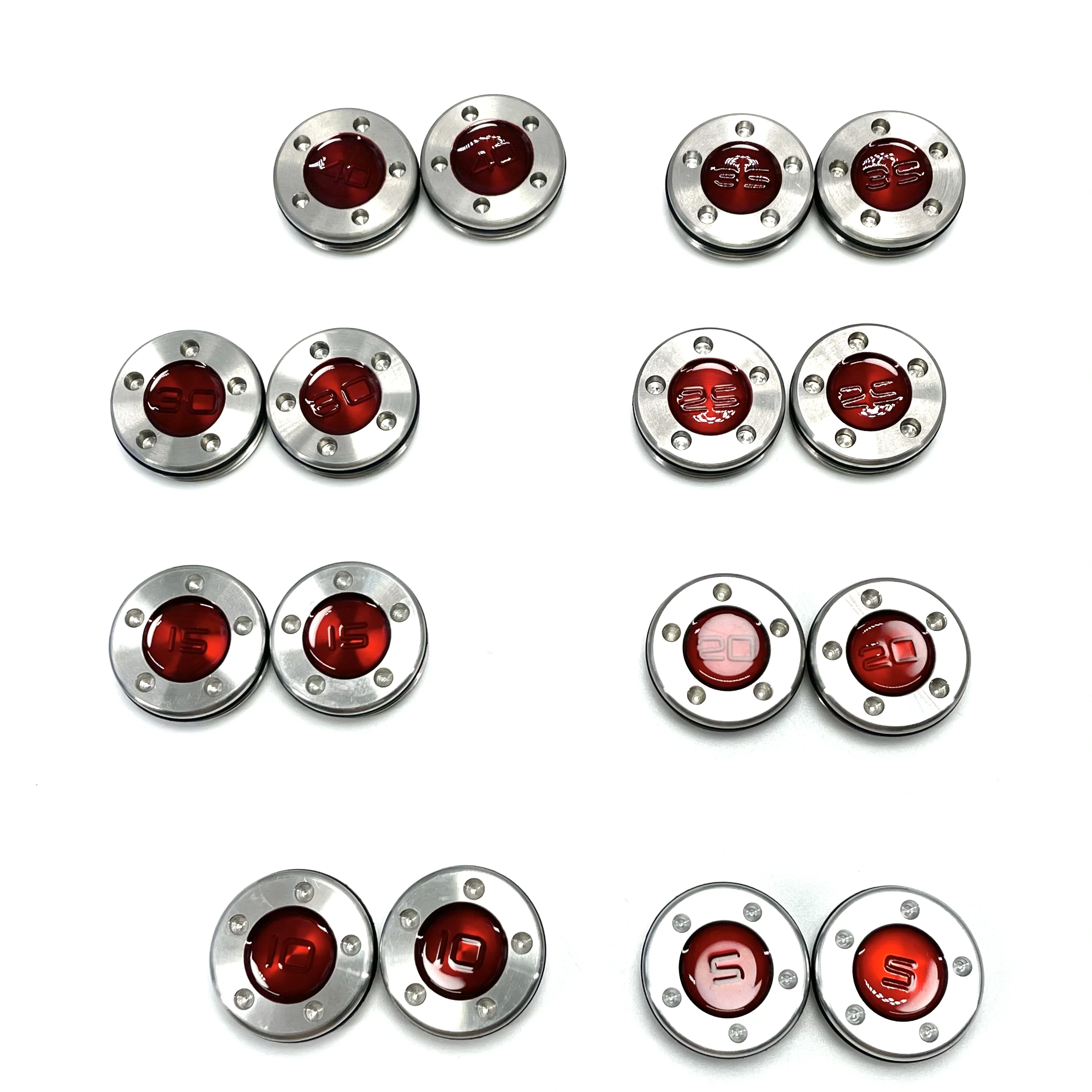 Golf 5g/10g/15g/20g/25g/30g/35g/40g Choice Weight Golf Custom Putter Screws Weights Compatible with Scotty Cameron