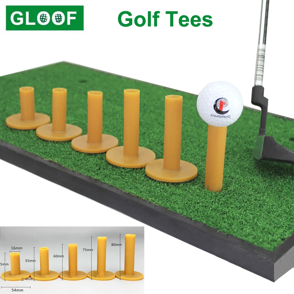 1Pcs Durable Rubber Golf Tee Holder Golf Tees Plastic Mat Golf Ball Holder Beginner Trainer Equipment