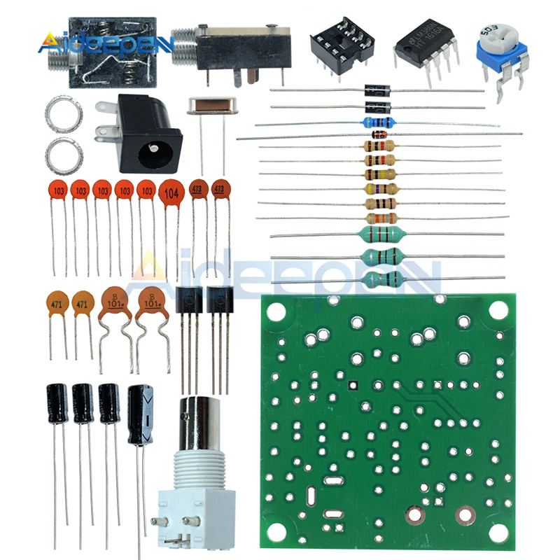 S-PIXIE CW QRP Super Shortwave Radio Transceiver Radio 7.023khz DIY Kits With Transparent Acrylic Case Box Shell