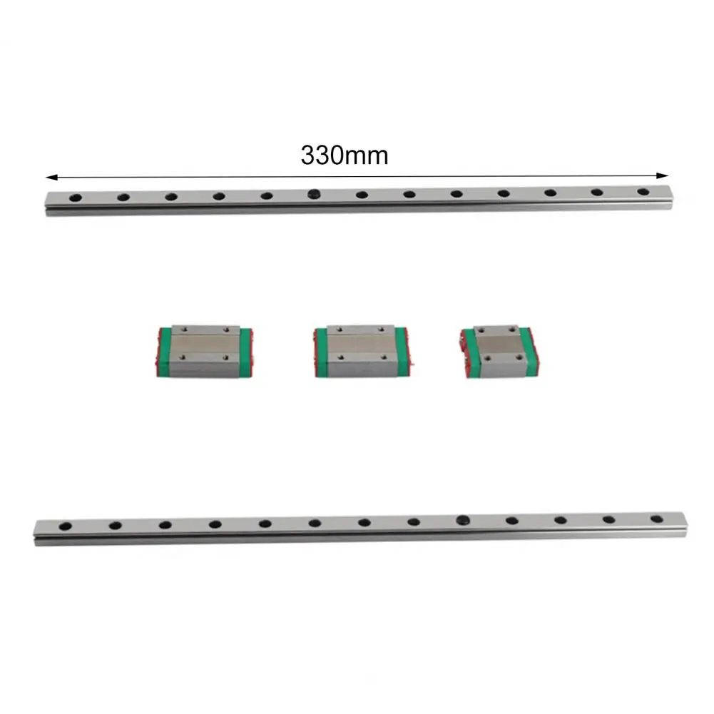 Imagem -03 - Guia Linear do Trilho do Bloco Deslizante do Guia Resistente de Mgn12h 330 mm Baixa Fricção Anti-ferrugem Y-linha Central para a Engenharia Eletrônica