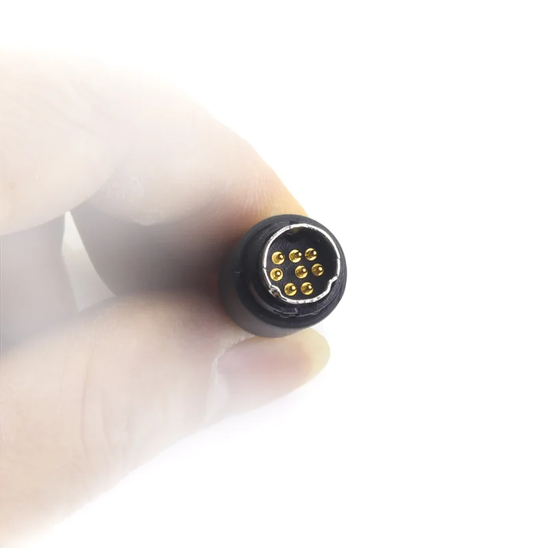 8-pin لحام رئيس S محطة النحاس MD8 موصل PLC رأس مستدير 4-pin 6-pin 8-pin موصل واجهة PS2 منفذ لوحة المفاتيح