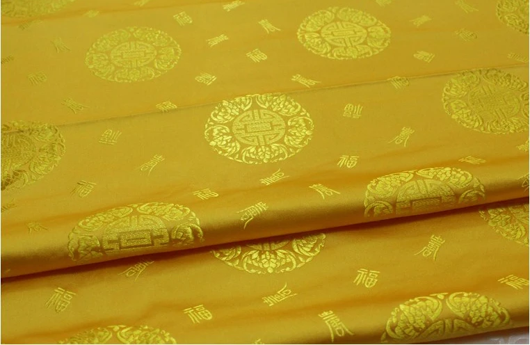 75x50cm floral style damask silk satin brocade jacquard fabric costume upholstery furniture curtain clothing material