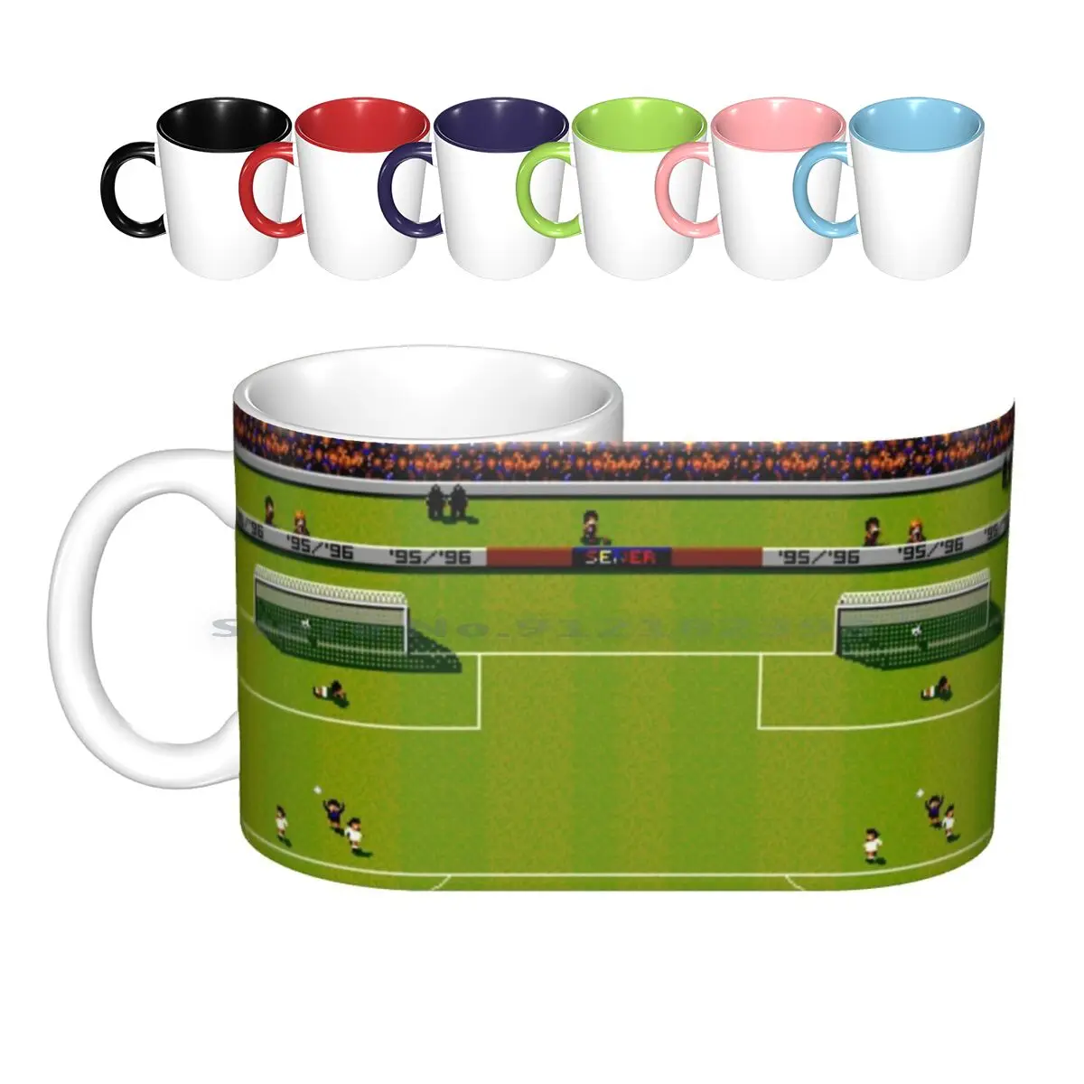 Sensi Scores Ceramic Mugs Coffee Cups Milk Tea Mug Pop Game Football Sensible 90s Score Goal Computer Amiga Soccer Sport Shoot