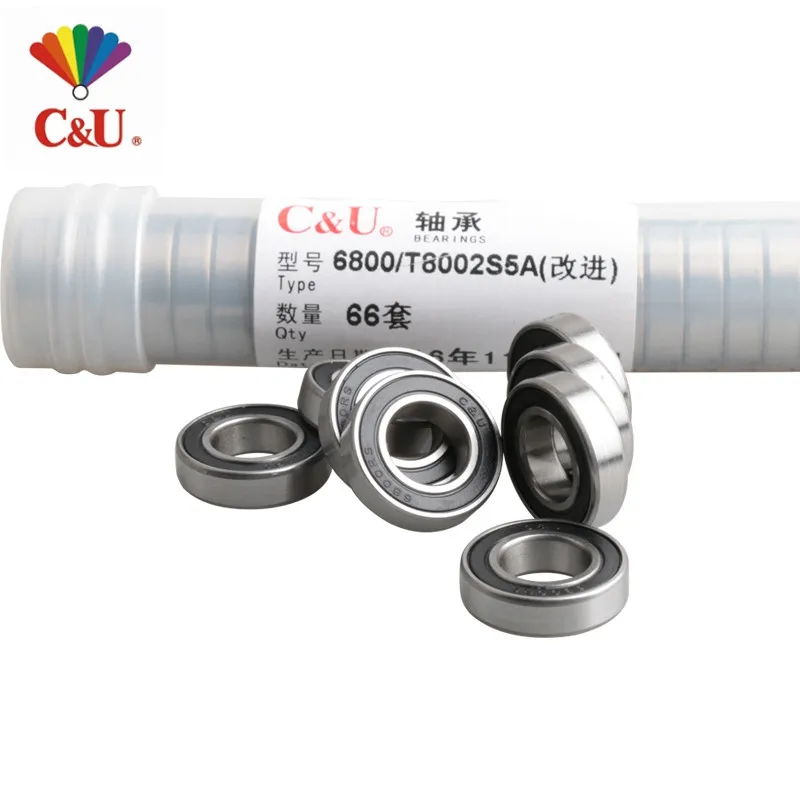 20 Stück C&U 6800 6801 6802 6803 6804 6805 6806 6807 6808 Lager 10x19x5 15x24x5 20x32x7 25x37x7 ZZ 2RS Hochgeschwindigkeits-Motorlager – Detail 1