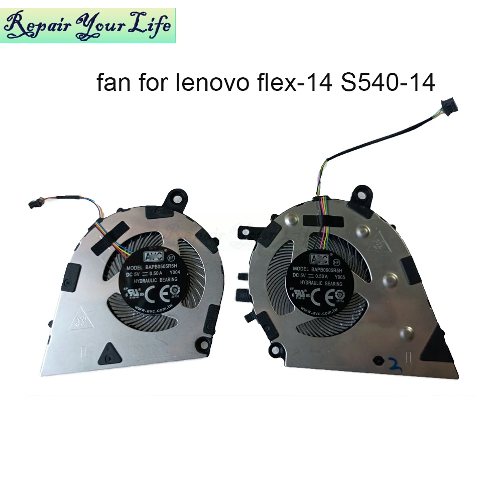 

CPU Cooling Fan for Lenovo IdeaPad S540 14API 14IML Flex-14API BAPB0505R5H BAPB0605R5H Computer PC Graphics Card Cooler Radiator