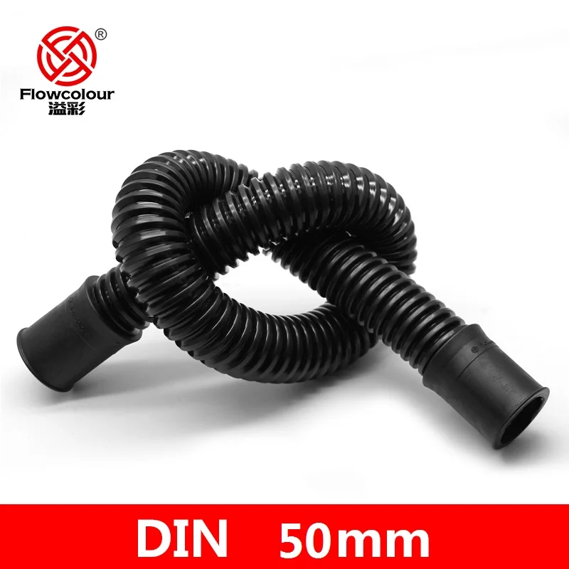 

Free shipping Flowcolour EVA 50mm Flexible Ribbed Hosing Corrugated Hose Fish Tank Pipe Adaptor Pipe Fittings