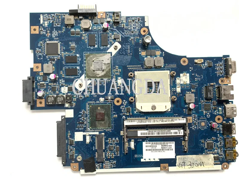 Laptop Motherboard For ACER Aspire 5742 5741 Mainboard N11P-GV2-A2 HM55 NEW71 LA-5893P MBBJY0200