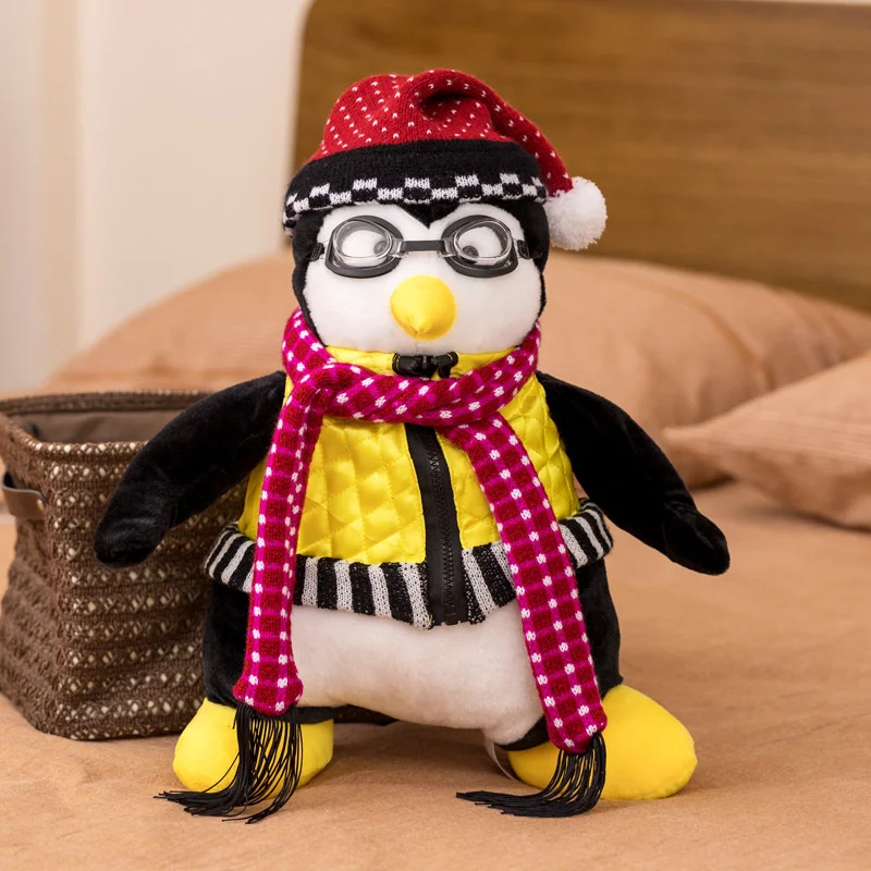 45Cm Penguins Knuffels Ernstige Vrienden Tv Toont Joey 'S Vriend Hugsy Penguin Haji Rachel Knuffel Poppen Voor kinderen Gift