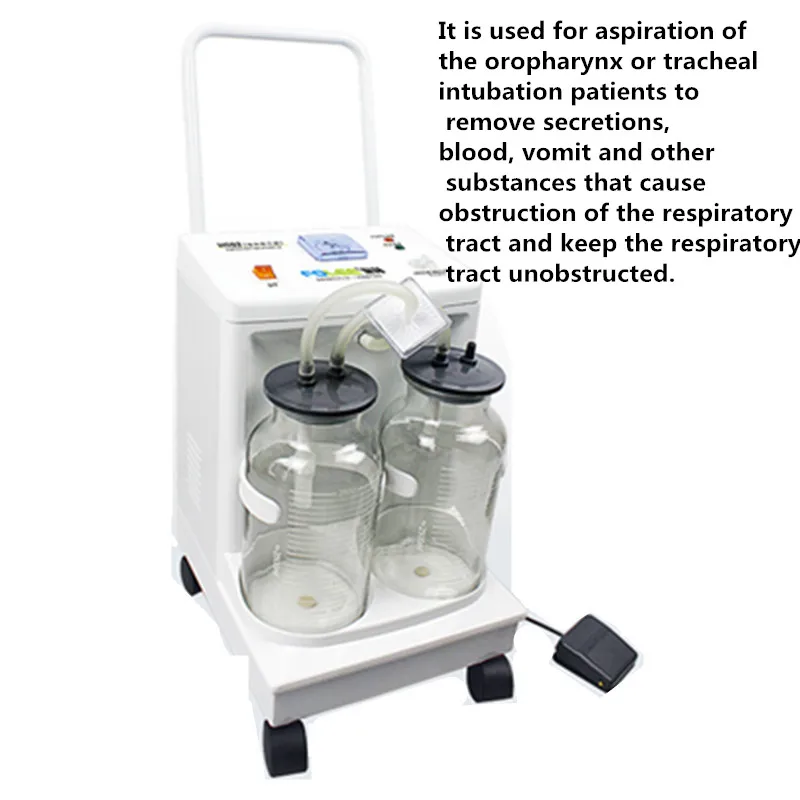 Portable Drainage Sputum Machine Elderly Suck Sputum Power Aspirator Machine Medical Device Electrical Apparatus Sputum Suction