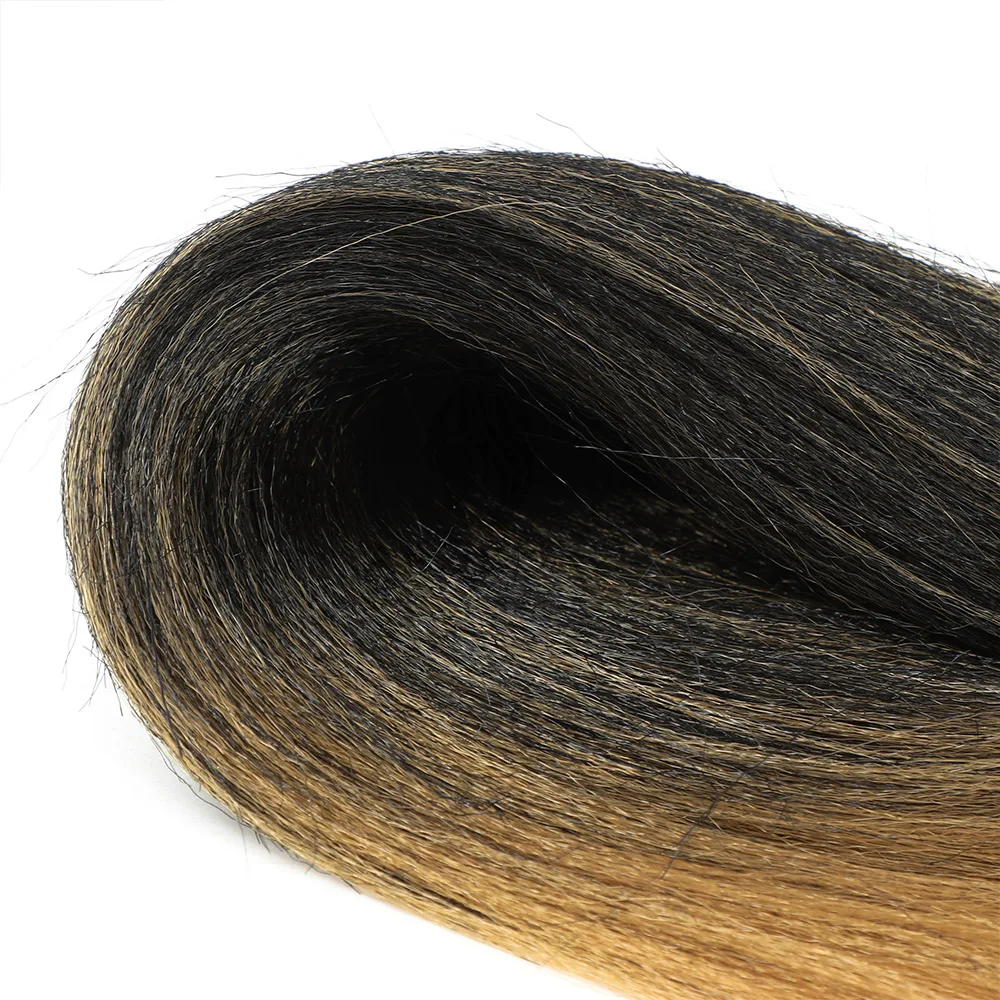 Vorgestrecktes Flechthaar 16/20/22/26/30 Zoll Niedrigtemperatur-Faser Synthetische Haarverlängerungen für Jumbo Crochet Braids – Detail 14