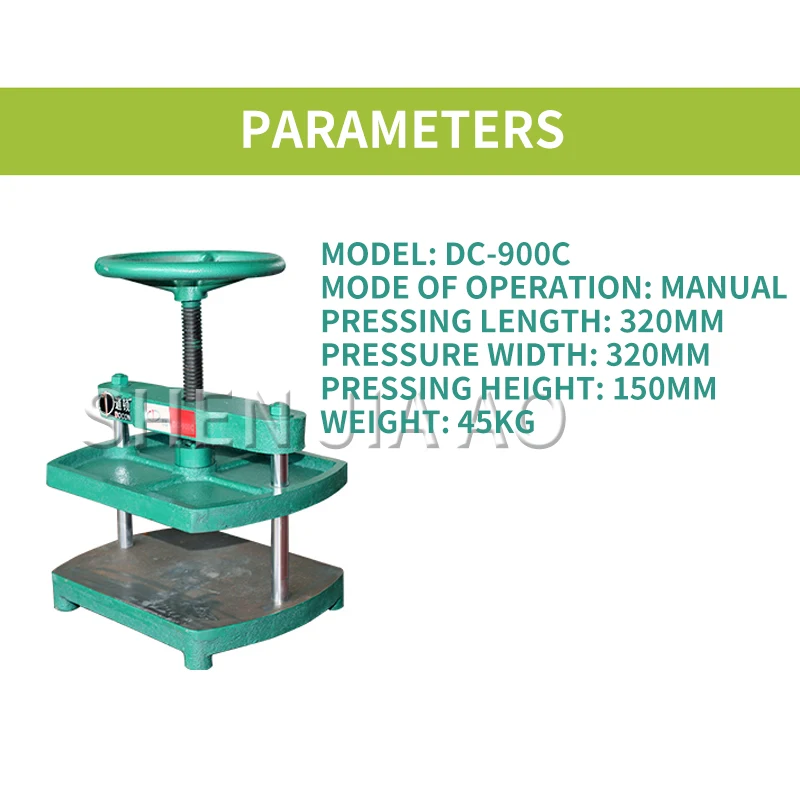 DC-900C manual flattening machine Hardcover book, menu, photo album and other paper creasing machine Shaped paper flattening