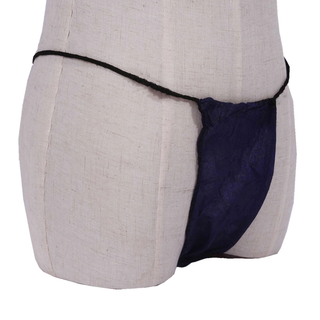 100pcs Women Disposable Underwear Briefs, Non-woven Shorts for Sauna Steaming SPA Beauty Hotel Use