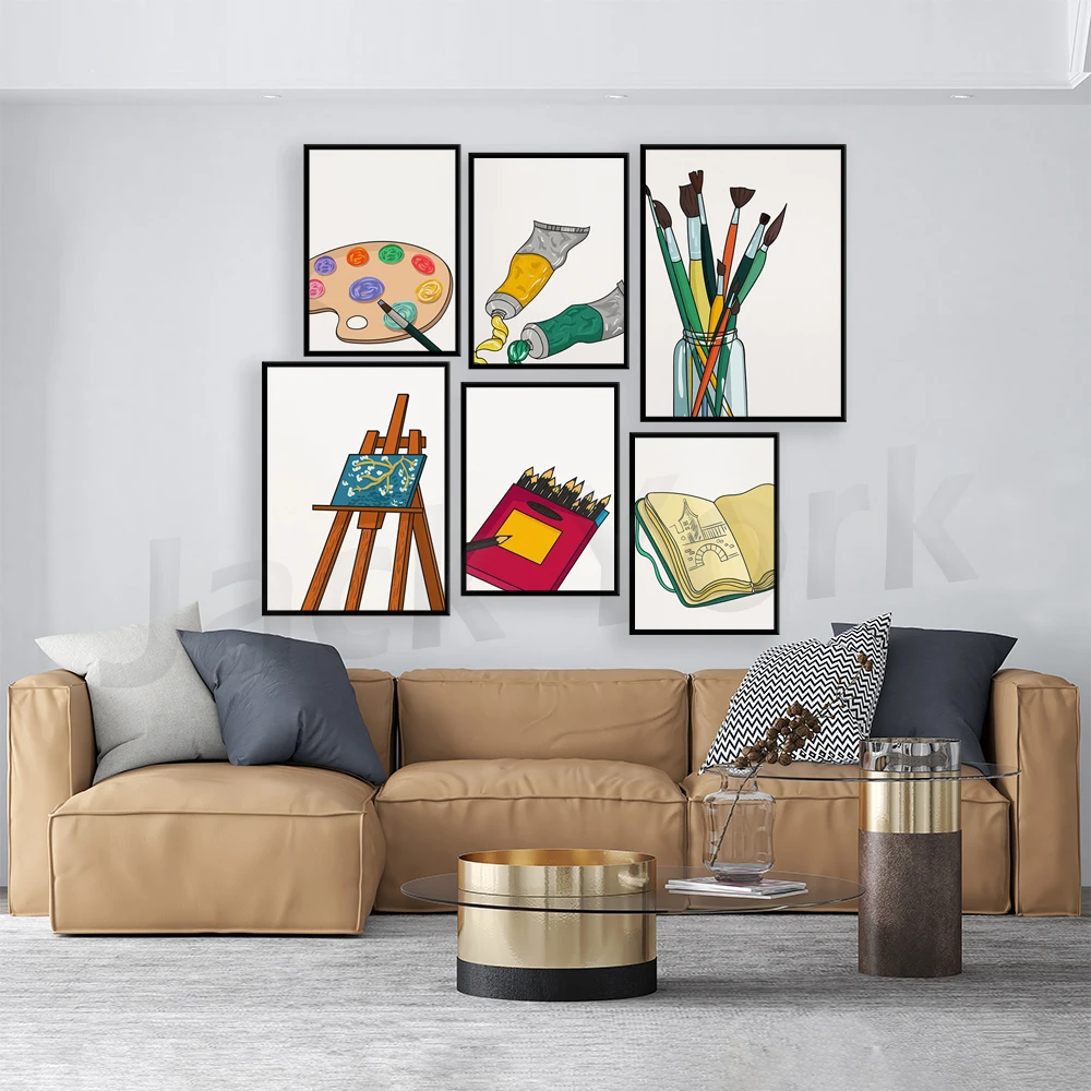 Perlengkapan seni kelas dindin - Art Craft Gallery ulasan dan harga