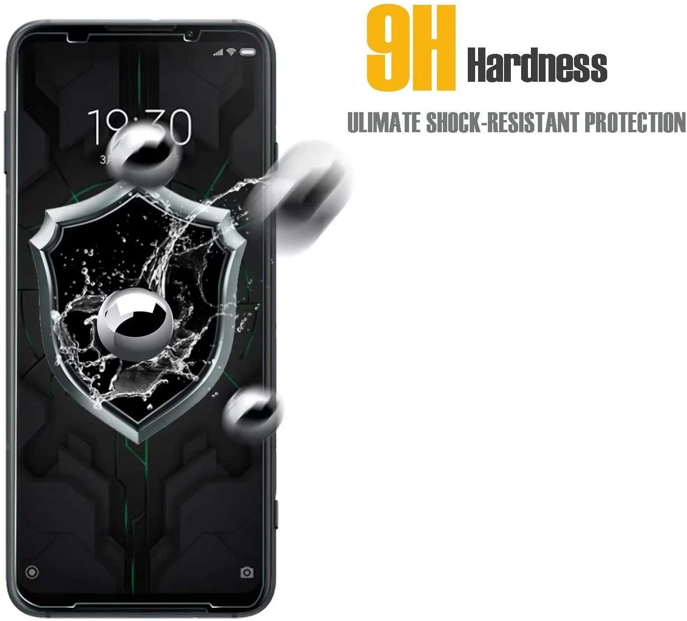 Tempered Glass For Xiaomi Black Shark 3 Pro Glass 9H 2.5D Protective Film Explosion-proof Clear Screen Protector Phone Cover