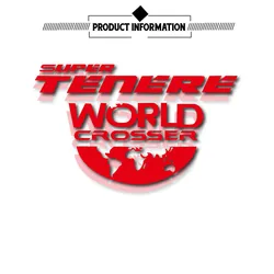 New motorcycle bicycle reflective waterproof sticker tank decaling helmet LOGO for  super tenere supertenere world crosser