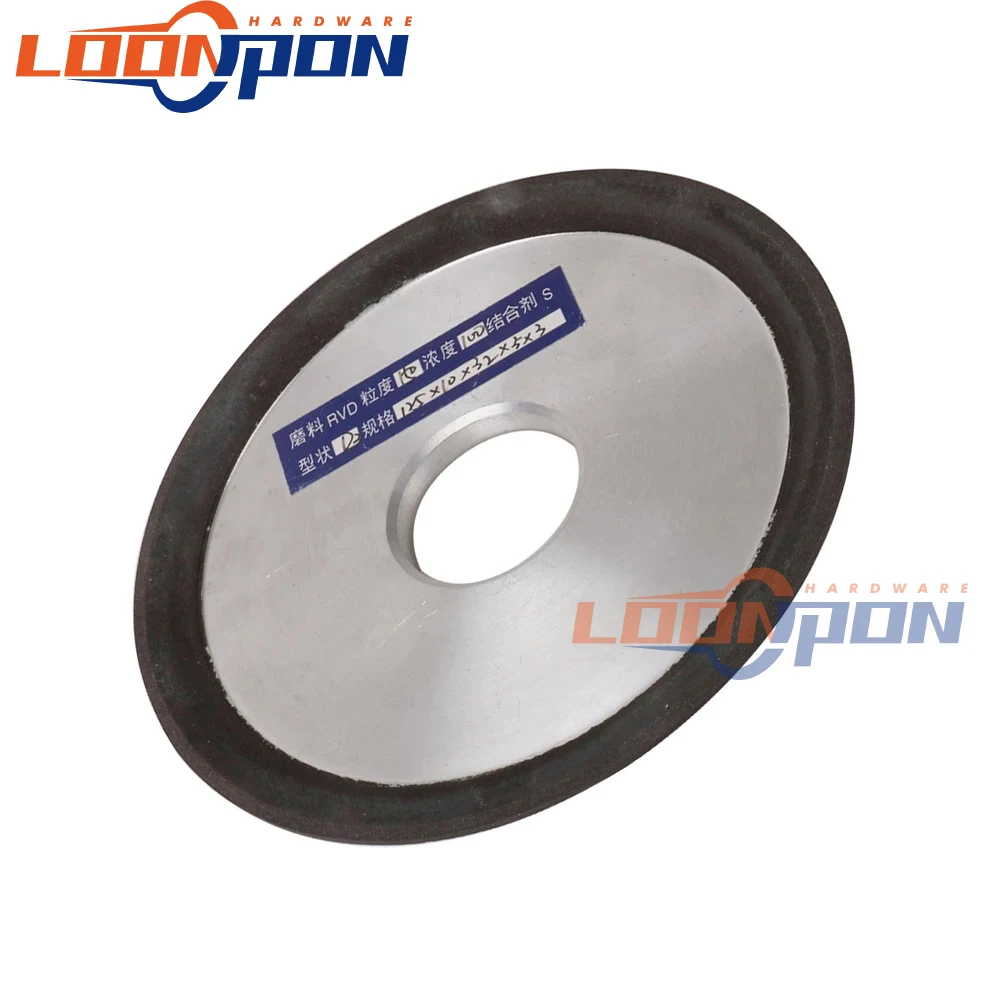 125mm Diamond Grinding Wheel Resin Grinder Cutter Cutting Disc for Carbide Tungsten Steel Milling Cutter Sharpener 32mm Bore