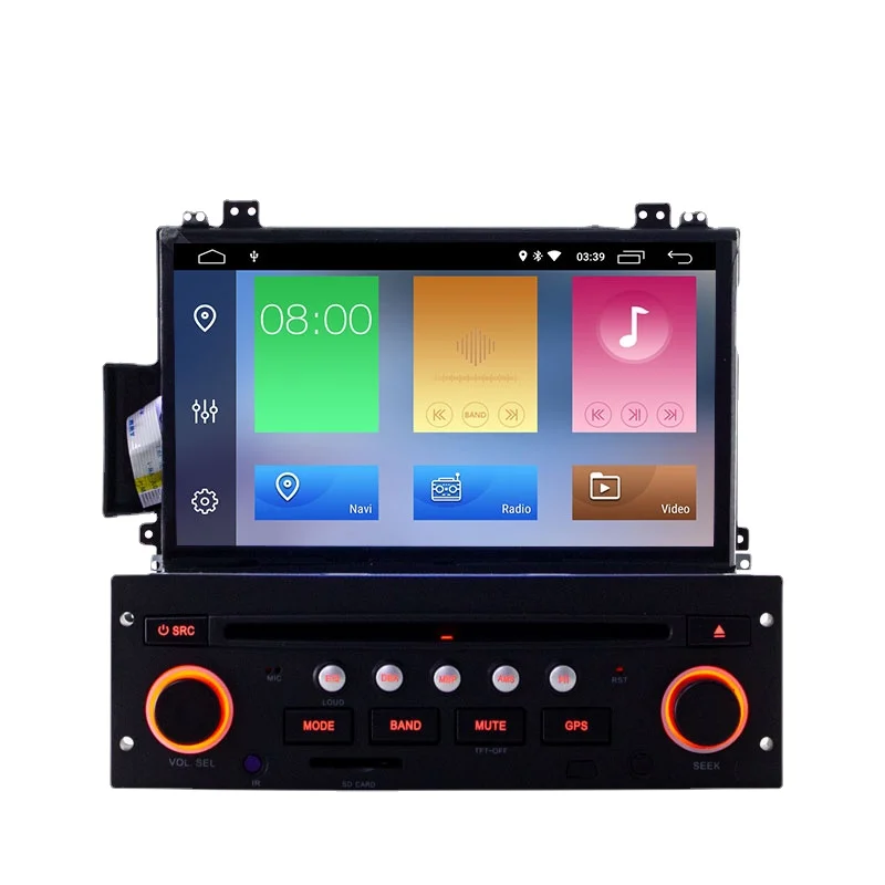 Android 10 2+16g quad core car multimedia system car dvd player radio car gps audio video for citroen c5 with mirror link