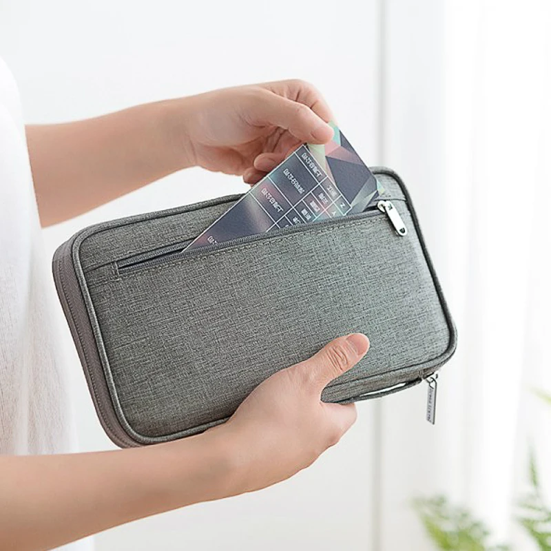 Passport Organizer Waterproof Cation Travel Passport Cover Credit Card Holder Travel Document Storage Bag Home Accessories Stuff